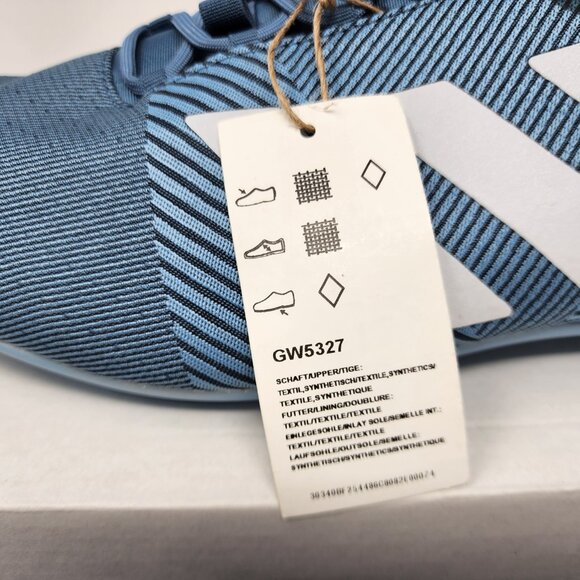 Adidas The Road Shoe Cycling Shoes Men SZ 12 Womens 13 Cleats White Blue GW5327 - Picture 9 of 10